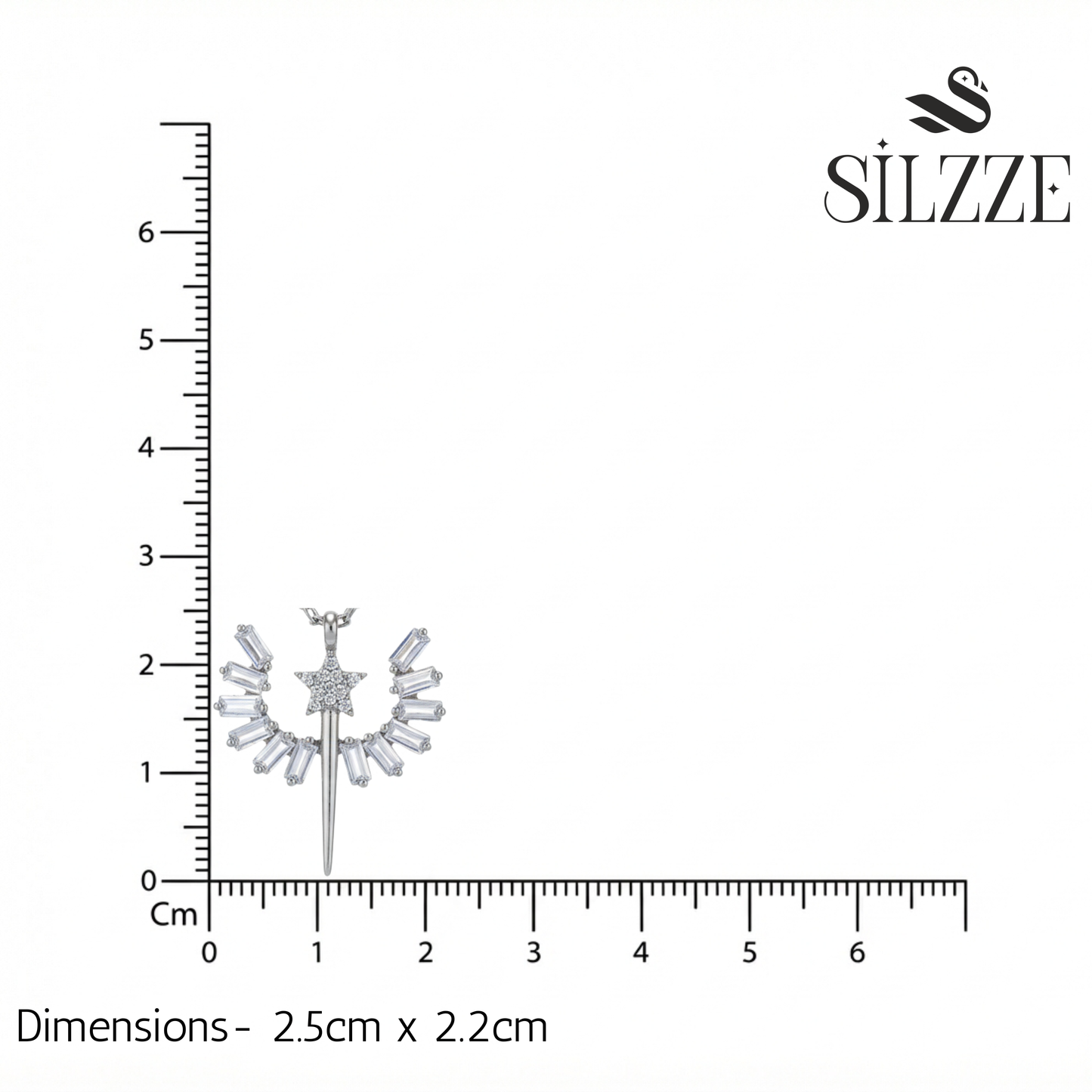 Silver Angel Wing Pendant Necklace