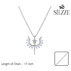 Silver Angel Wing Pendant for Her