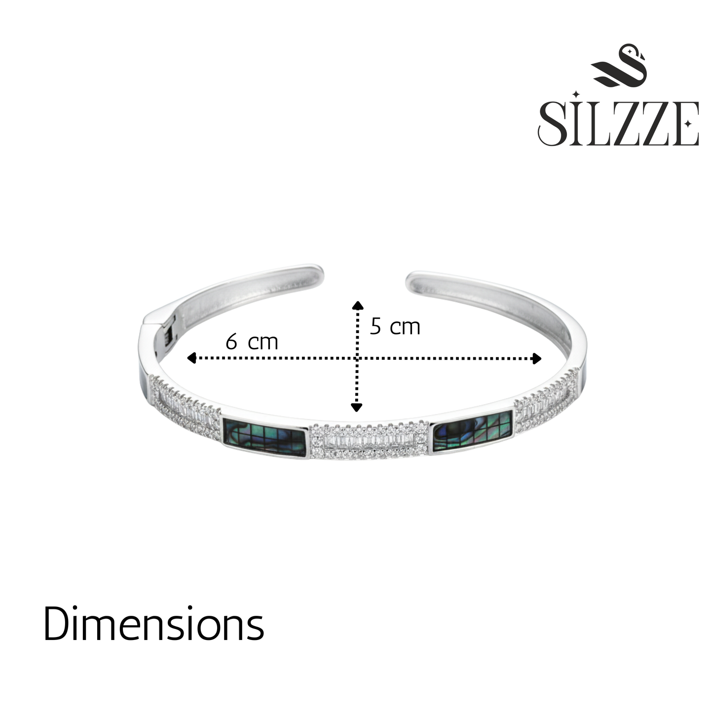 Silver Aurora Bracelet Set For Her