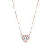 Rose Gold Fall in Love Pendant