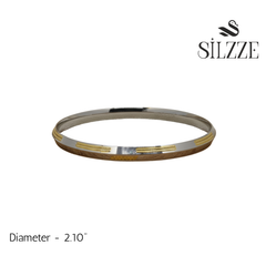 Silver Elegant Classic Gold Mens Bracelet (kada) for him