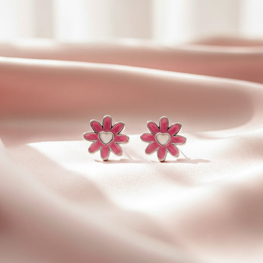 Silver Awe-inspiring love Earrings