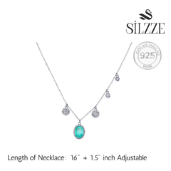 Silver Ocean Serenity Halo Set