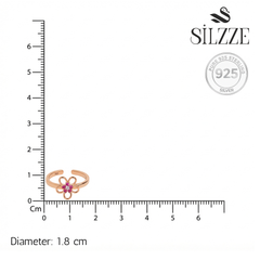 Rose Gold Filigree Toe Ring