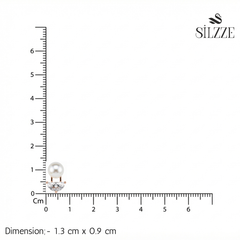 Rose Gold Chic Pearl Drop Studs