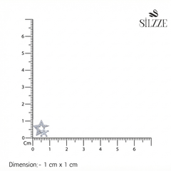 Silver Double Star Studs