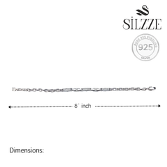 Silver Versatile Sparkle Bracelet for Him