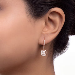 Cluster Drop Earrings