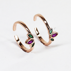 Rose Gold Crown Toe Ring