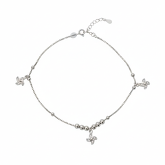 Silver Star charm Anklets