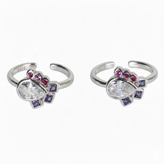 Silver Bloom Sterling Silver Toe Ring