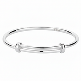 Silver Classic 999 Hand Bracelet For Baby