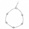925 Silver Diamond (CZ) Dangler Bracelet