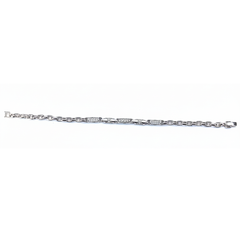 Silver Versatile Sparkle Bracelet for Him