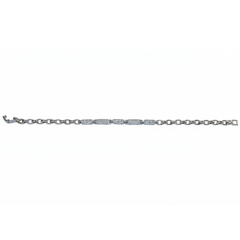Silver Abalone Sterling Silver Bracelet for Him