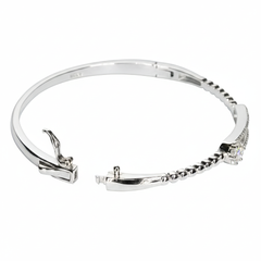 Silver Starlight Aura Bangle Bracelet For her