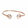 Rose Gold MOP Cuff Bracelet For Her