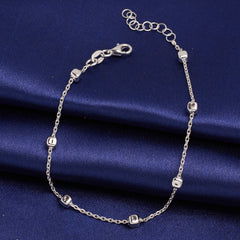 Silver Delicate Solo Hand Bracelet