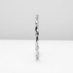 Silver Serpentine Twist Bracelet