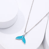 Silver Mermaid Tail Pendant