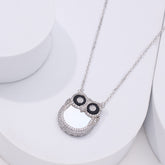 925 Silver Owl Pendant for women