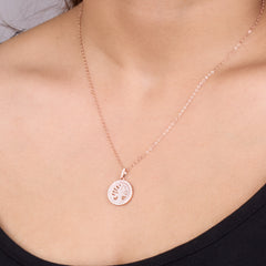 Rose Gold Tree of Life Pendant