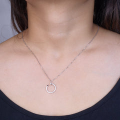Silver Nail Hook Chain pendant For her