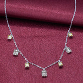 925 silver Necklace yellow
