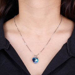 Silver Freedom & Love Butterfly Pendant