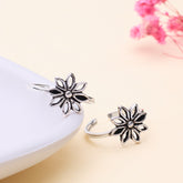 Silver Lotus Beautiful Toe Ring