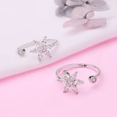 Silver Bloom 925 Silver Toe Ring