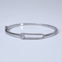 Silver Starlight Aura Bangle Bracelet For her