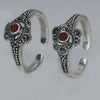 Silver Saffron Toe Ring