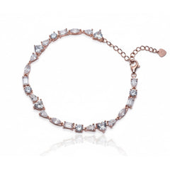 Rose Gold Miniature Designer Hand Bracelet