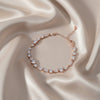 Rose Gold Miniature Designer Hand Bracelet