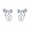Silver Pookie Pearl Earrings