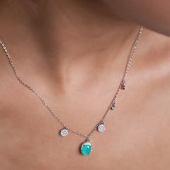 Silver Ocean Serenity Halo Set