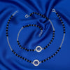 Silver Dazzling Evil Eye Anklet