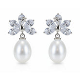 Silver Mayuri Pearl Earrings