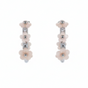 Silver Springtime Hoop Earring