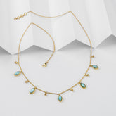 Ethereal Teardrop 925 Pure Silver Necklace