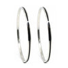 Silver Classic Black Trendy Bangles