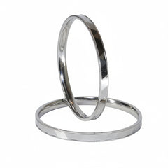 925 Sterling Silver Kids' Prism-Cut Bangles