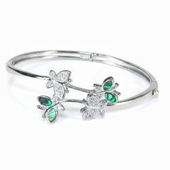 Silver Delicate Butterfly Bracelet For Her