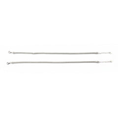 Silver Italian Rope chain Anklet for her