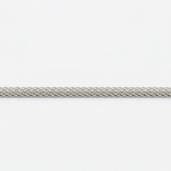 Silver Italian Rope chain Anklet for her