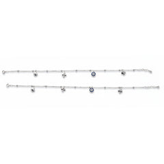 Silver Ace of spades anklet for her