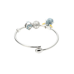 Silver Mouse & Nautical Charm Bracelet For Her