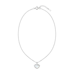 Silver Mother Of Pearl Shell Pendant necklace for her