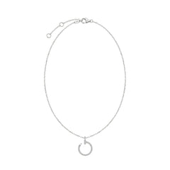 Silver Nail Hook Chain pendant For her